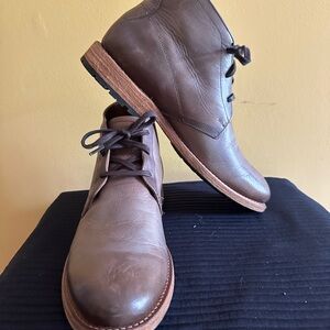 Men's Brown Leather Ankle Boots